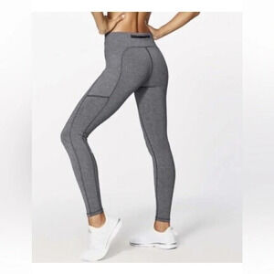 Lululemon speed up mid rise  tights, grey size 4
